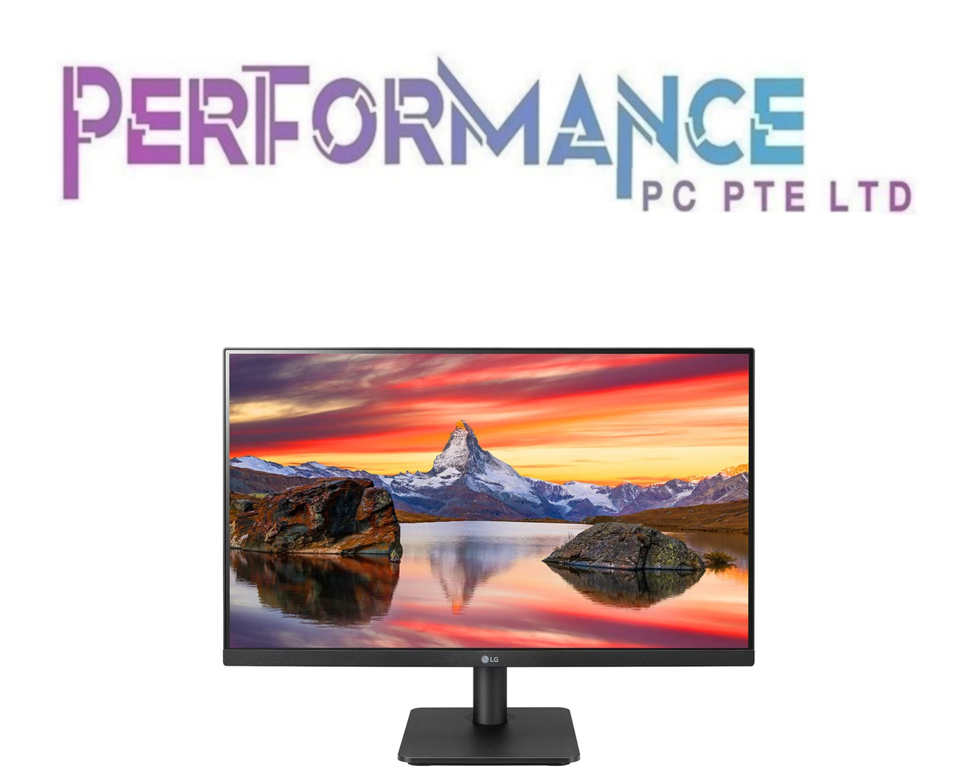 LG 24MR400-B Mainstream 23.8"  Full HD IPS Display, Freesync with 100Hz, Wall mount, Reader Mode, 3-Side Virtually Borderless (3 YEARS WARRANTY LG)