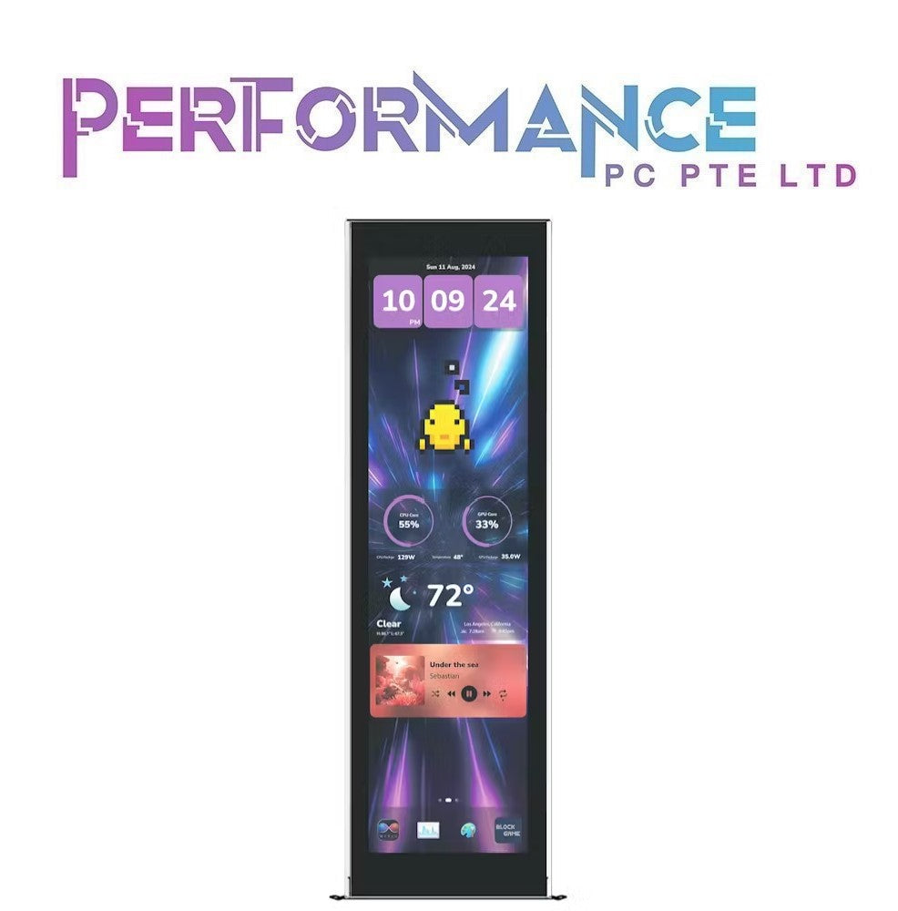 Hyte Y70 Touch Infinite LCD Panel Display Upgrade - Black / White