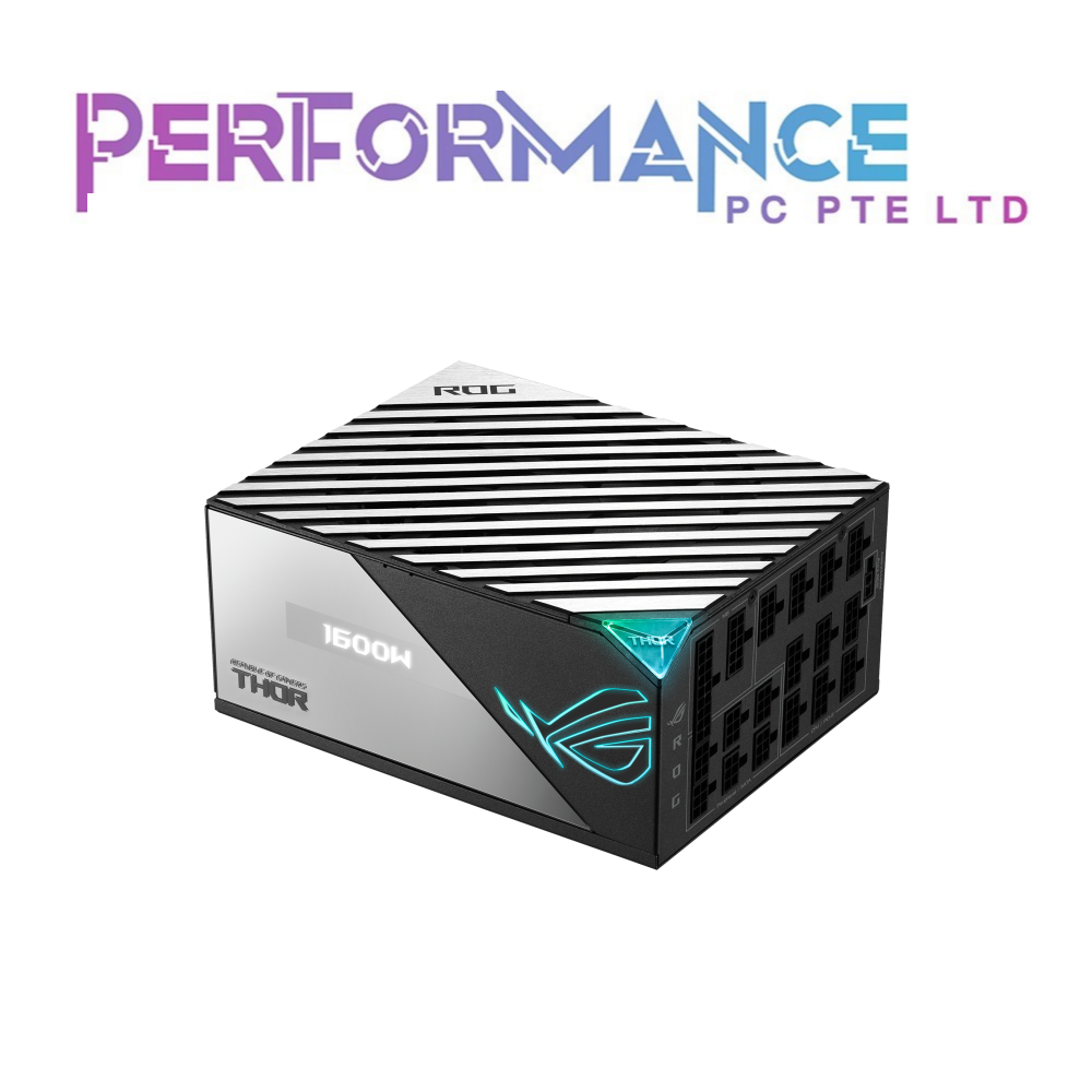 ASUS ROG THOR 1600W PLATINUM 1600T GAMING 80+TITANIUM (10 YEARS WARRANTY BY BAN LEONG TECHNOLOGIES PTE LTD)