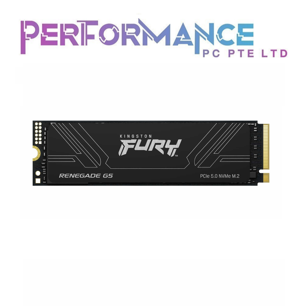 Kingston FURY Renegade G5 2280 PCIe Gen 5 NVMe M.2 SSD 1024GB /2048GB /4096GB (5 YEARS BY CONVERGENT SYSTEM PTE LTD)