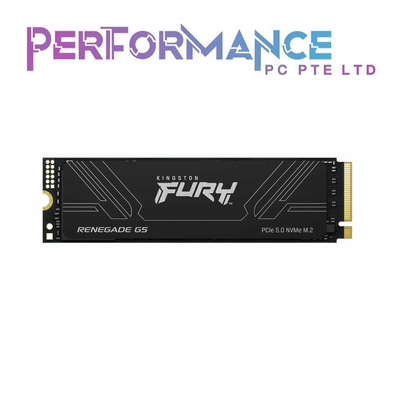 Kingston FURY Renegade G5 2280 PCIe Gen 5 NVMe M.2 SSD 1024GB /2048GB /4096GB (5 YEARS BY CONVERGENT SYSTEM PTE LTD)