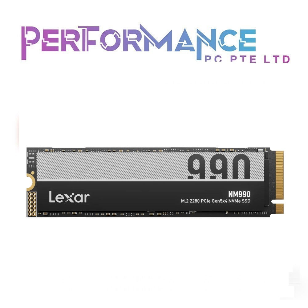 LEXAR NM990 M.2 2280 PCIE 5.0 NVME SSD 1TB/2TB/4TB (LIMITED LIFETIME WARRANTY BY TECH DYNAMIC PTE LTD)
