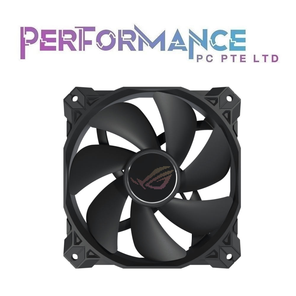 Asus ROG STRIX  XF 120 Whisper-Quiet, 4-pin PWM Fan for PC Cases , radiators or CPU cooling (5 YEARS WARRANTY BY BAN LEONG TECHNOLOGIES PTE LTD)