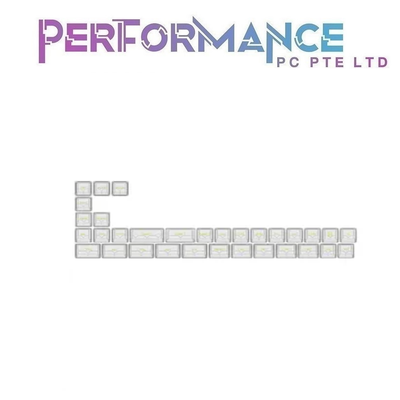 AKKO - Clear Transparent Keycap Sets Green Characters (Full Transparent) (1 YEARS WARRANTY BY TECH DYNAMIC PTE LTD)