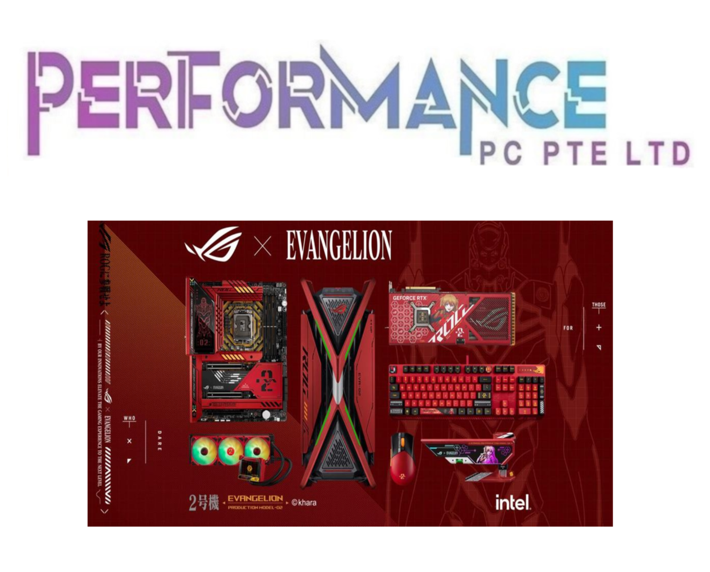 ASUS ROG STRIX x EVANGELION BUNDLE EVA-02 EVA 02 EVA02 EDITION (3 YEARS WARRANTY BY BAN LEONG TECHNOLOGY PTE LTD)