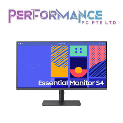 Samsung 27" Essential S4 S43GC FHD Monitor LS27C430GAEXXS (3 YEARS WARRANTY BY BAN LEONG TECHNOLOGY PTE LTD)