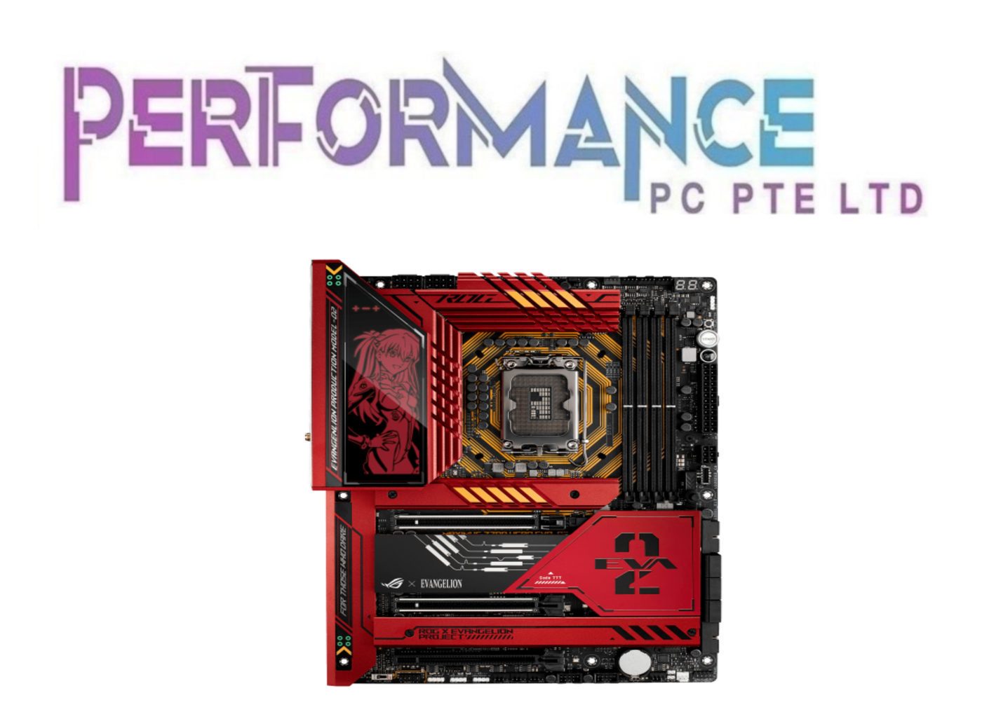 ASUS ROG MAXIMUS Z790 HERO EVA 02 EDITION GRAPHIC CARD (3 YEARS WARRANTY BY BAN LEONG TECHNOLOGY PTE LTD)