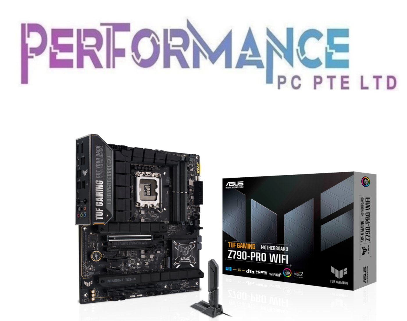 TUF GAMING Z790-PRO WIFI Z790 PRO WIFI MOTHERBOARD (3 YEARS WARRANTY BY BAN LEONG TECHNOLOGY PTE LTD)