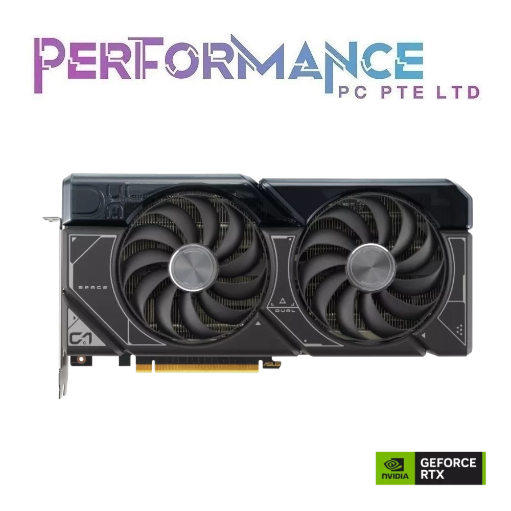 ASUS Dual GeForce RTX 4070 RTX4070 SUPER OC Edition 12GB GDDR6X - Black/White (3 YEARS WARRANTY BY BAN LEONG TECHNOLOGHY PTE LTD)