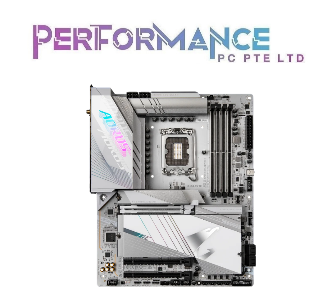 GIGABYTE Z790 Z 790 AORUS PRO X WHITE MOTHERBOARD (3 YEARS WARRANTY BY CDL TRADING PTE LTD)