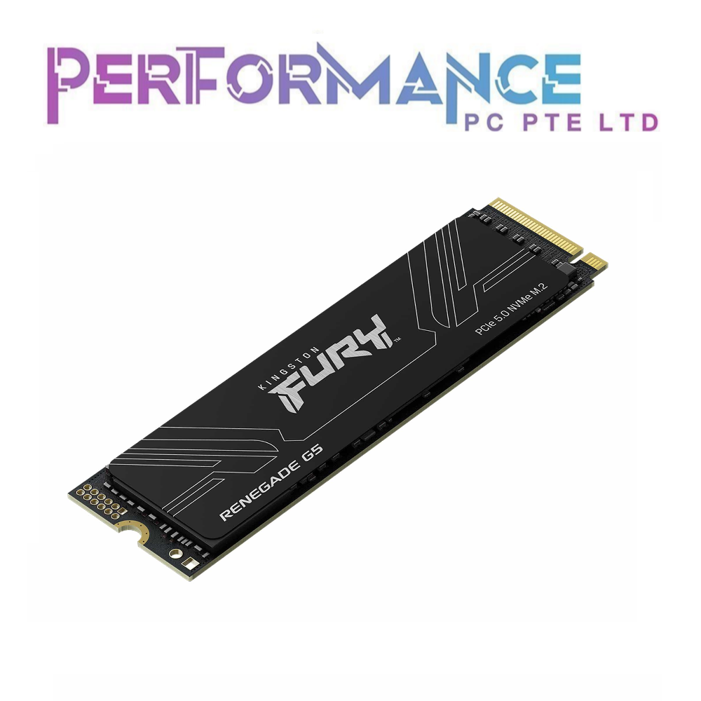 Kingston FURY Renegade G5 2280 PCIe Gen 5 NVMe M.2 SSD 1024GB /2048GB /4096GB (5 YEARS BY CONVERGENT SYSTEM PTE LTD)