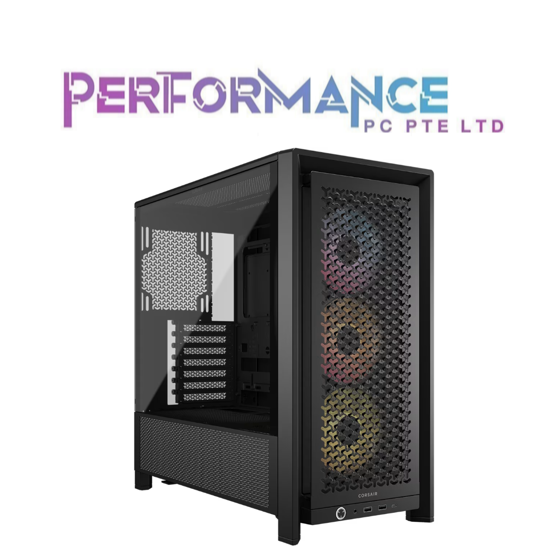 FRAME 4000D RS ARGB Modular Mid-Tower PC Case WHITE/BLACK (2 YEARS WARRANTY BY CONVERGENT SYSTEMS PTE LTD)