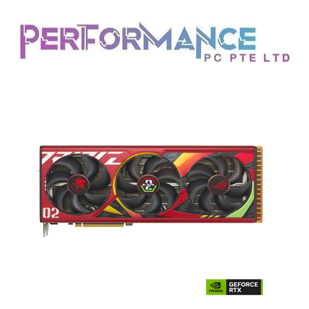 ASUS ROG Strix GeForce RTX 4090 RTX4090 24GB GDDR6X OC EVA-02 Edition GRAPHIC CARD (3 YEARS WARRANTY BY BAN LEONG TECHNOLOGIES PTE LTD)