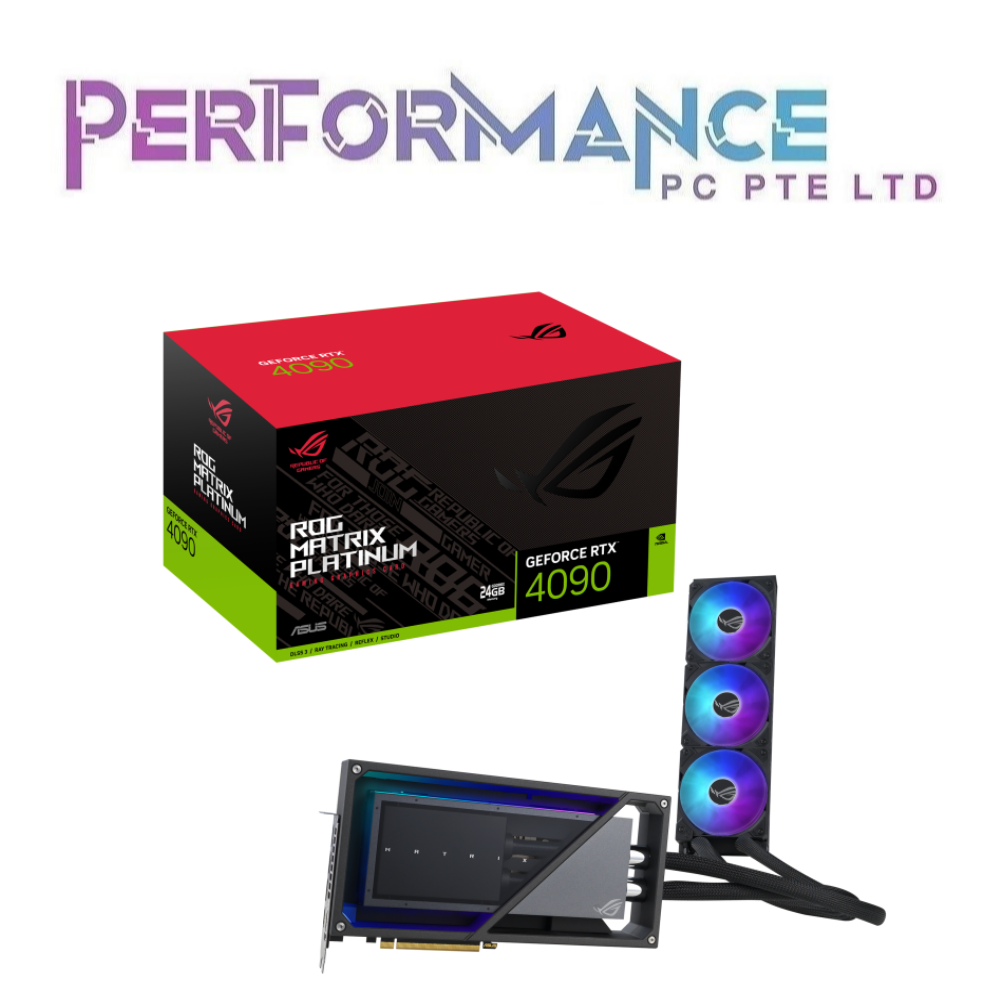 ROG Matrix Platinum GeForce RTX 4090 RTX4090 24GB GDDR6X (3 YEARS WARRANTY BY BAN LEONG TECHNOLOGIES PTE LTD)