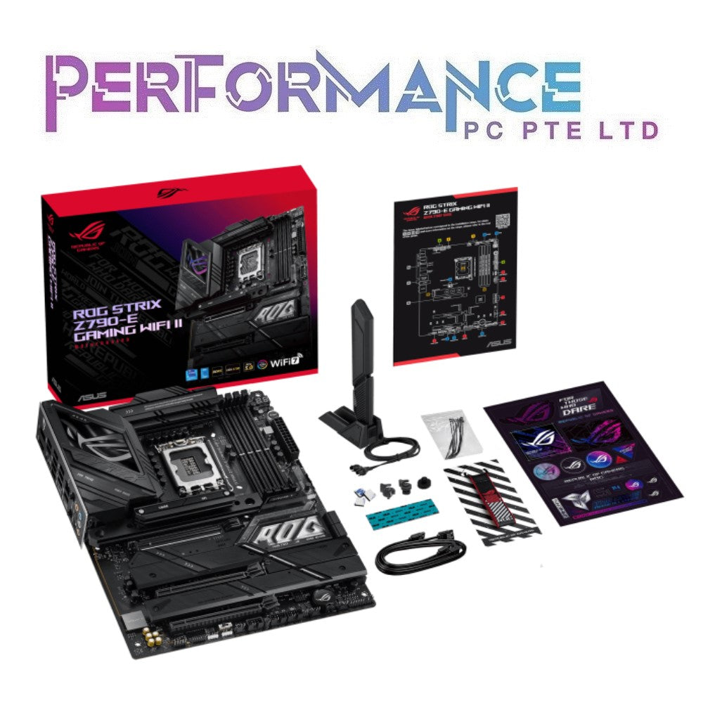 ASUS ROG STRIX Z790-E Z 790E Z790 E Z790E E GAMING WIFI II MOTHERBOARD (3 YEARS WARRANTY BY BAN LEONG TECHNOLOGY PTE LTD)