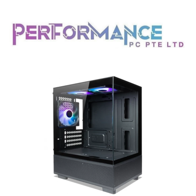 Tecware Infinity M2 Black/white Compact MATX Case 3 ARGB sync fans included Dual TG (1 YEAR WARRANTY BY TECH DYNAMIC PTE LTD)