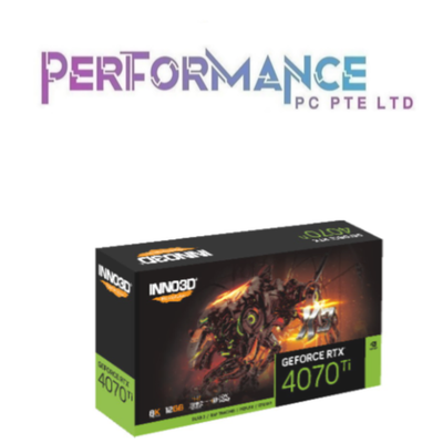 INNO3D GEFORCE RTX 4070 Ti RTX4070TI RTX4070 TI RTX 4070TI RTX 4070 TI Ti X3 OC / NON OC (3 YEARS WARRANTY BY LEAPFROG DISTRIBUTION PTE LTD)