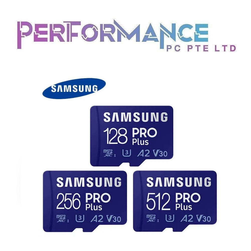 (2023 version) SAMSUNG PRO PLUS 128GB/256GB/512GB microSD with adapter (10 YEARS WARRANTY BY ETERNAL ASIA DISTRIBUTION)