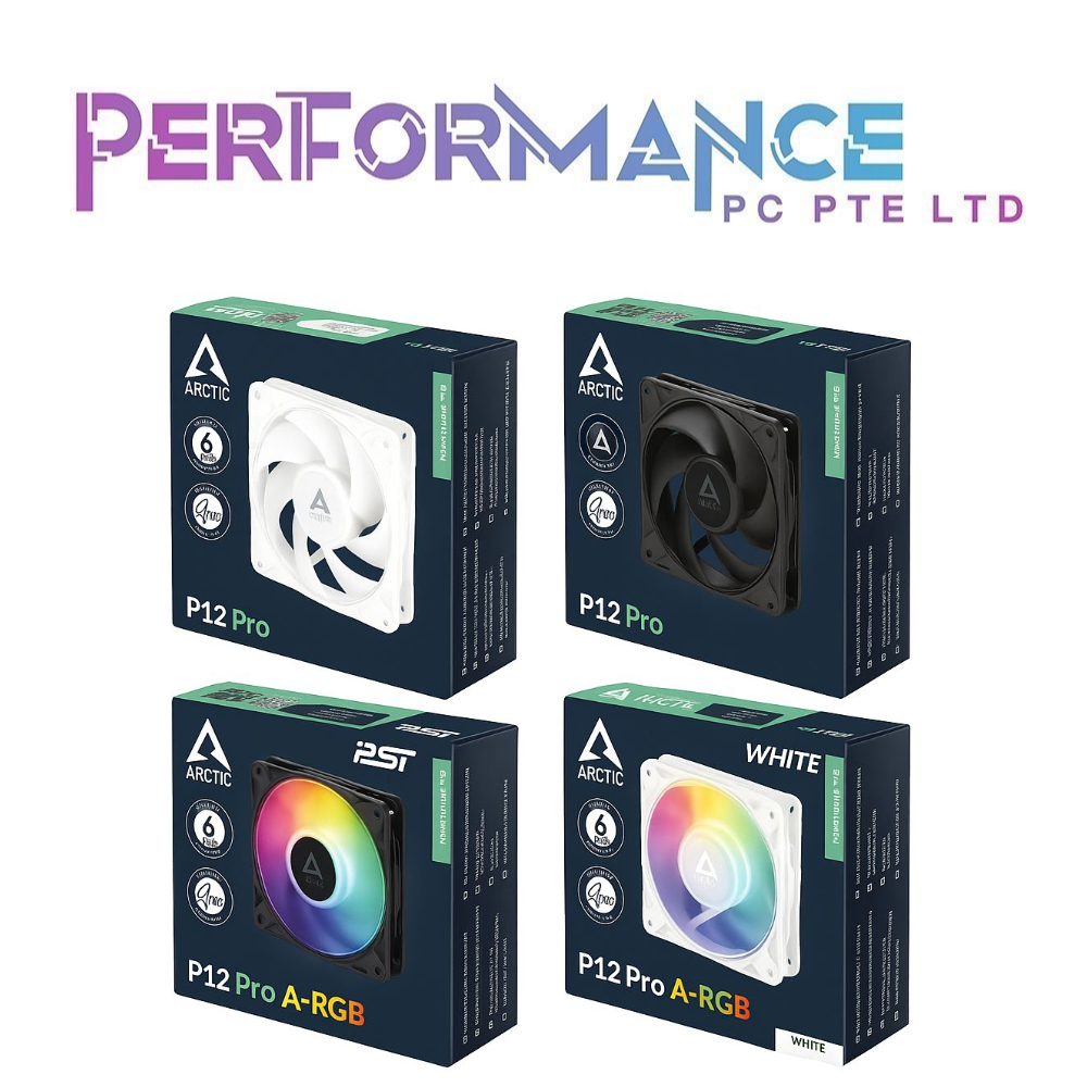 ARCTIC P12 Pro ARGB / NON RGB FAN (6 YEARS WARRANTY BY TECH DYNAMIC PTE LTD)