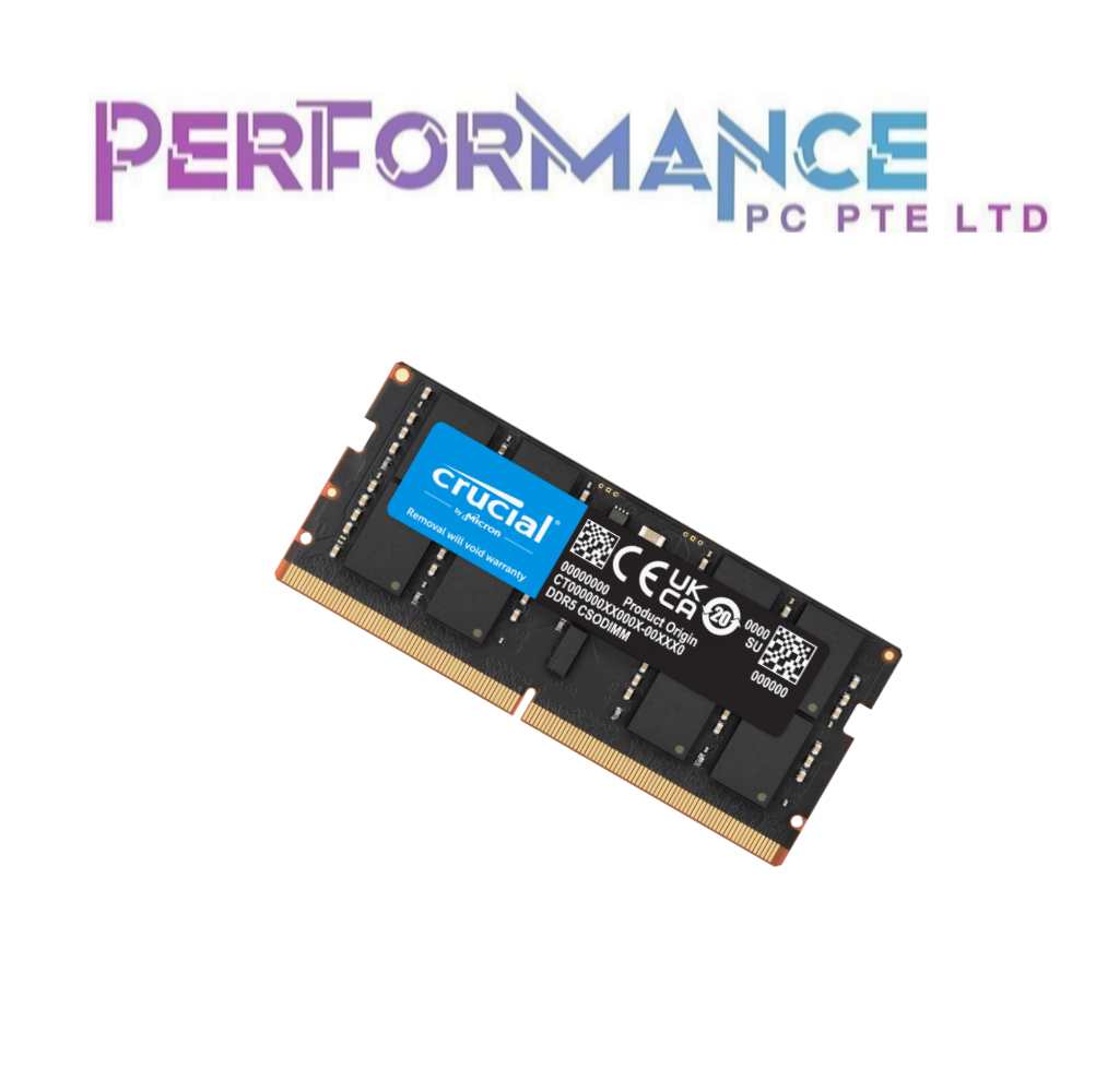 Crucial 16GB/24GB/32GB/64GB DDR5-6400 CUDIMM/CSODIMM SINGLE KIT (LIMITED LIFETIME WARRANTY)