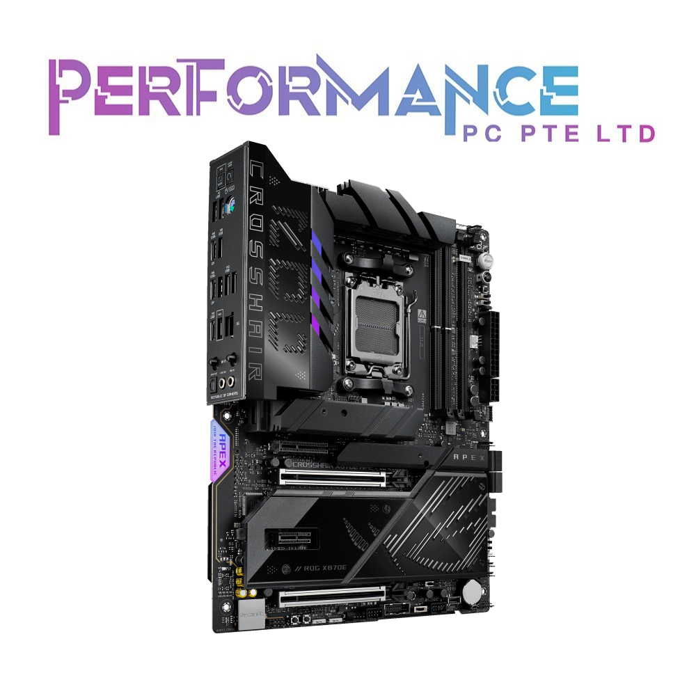 ASUS ROG CROSSHAIR X870E APEX DDR5 MOTHERBOARD (3 YEARS WARRANTY BY BAN LEONG TECHNOLOGIES PTE LTD)