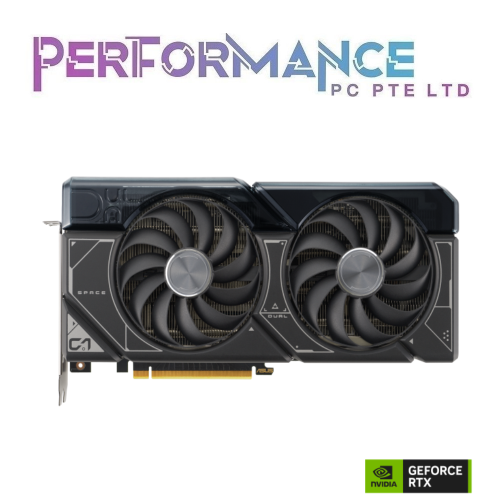 ASUS Dual GeForce RTX 4070 RTX4070 SUPER 12GB GDDR6X with two powerful Axial-tech fans (3 YEARS WARRANTY BY BAN LEONG TECHNOLOGY PTE LTD)