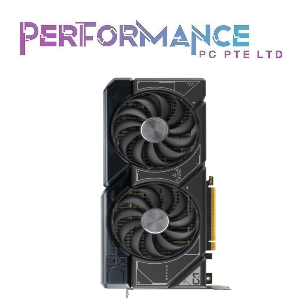 ASUS Dual GeForce RTX 4070 RTX4070 SUPER 12GB GDDR6X with two powerful Axial-tech fans (3 YEARS WARRANTY BY BAN LEONG TECHNOLOGY PTE LTD)