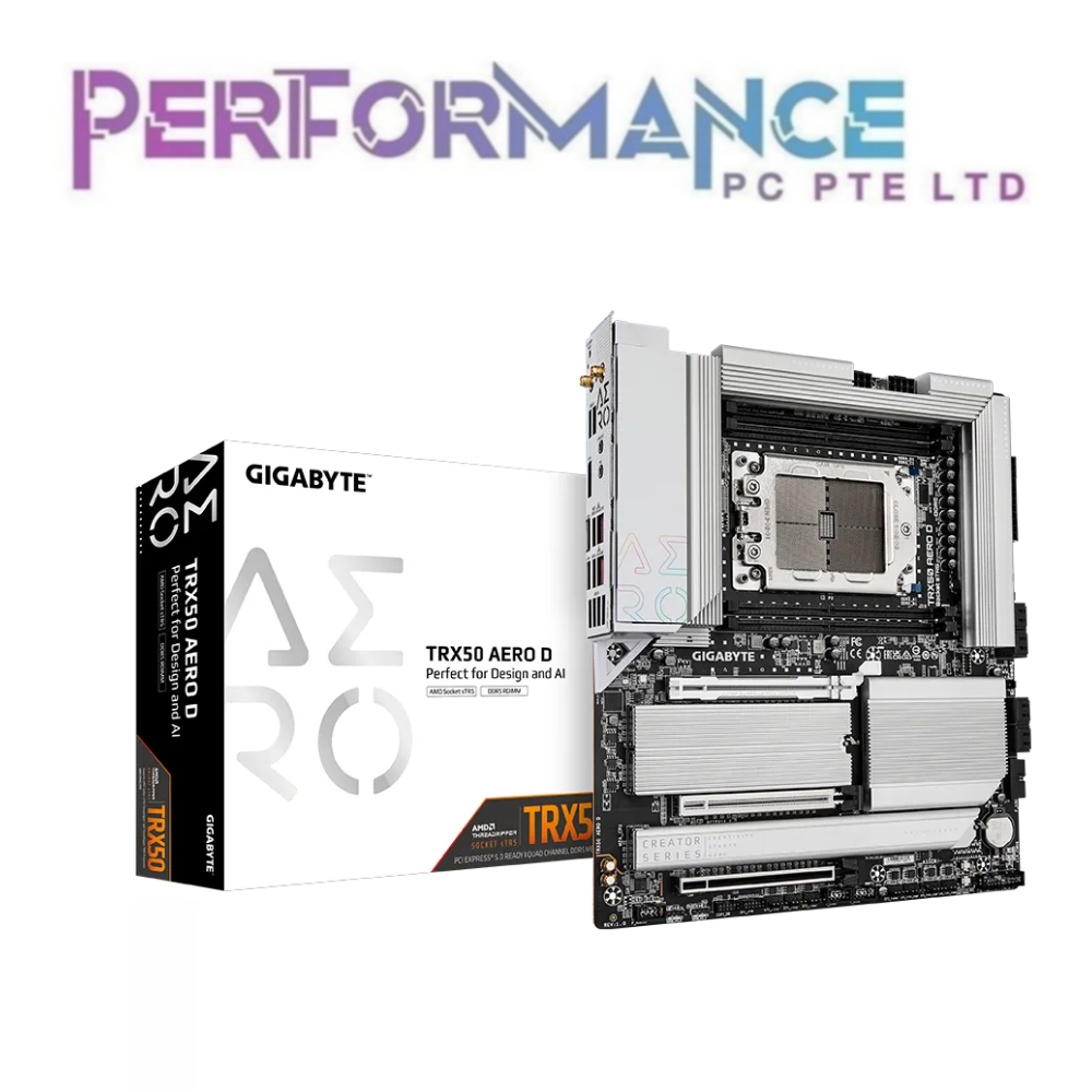 GIGABYTE TRX50 TRX 50 AERO D MOTHERBOARD (3 YEARS WARRANTY BY CDL TRADING PTE LTD)