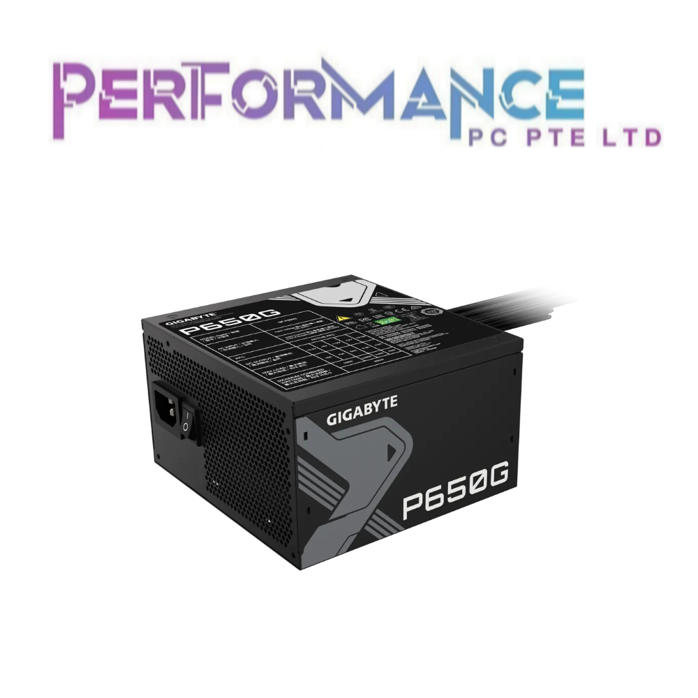 GIGABYTE P650G 650W POWER SUPPLY 80 PLUS GOLD (3 YEARS WARRANTY BY CDL TRADING PTE LTD)