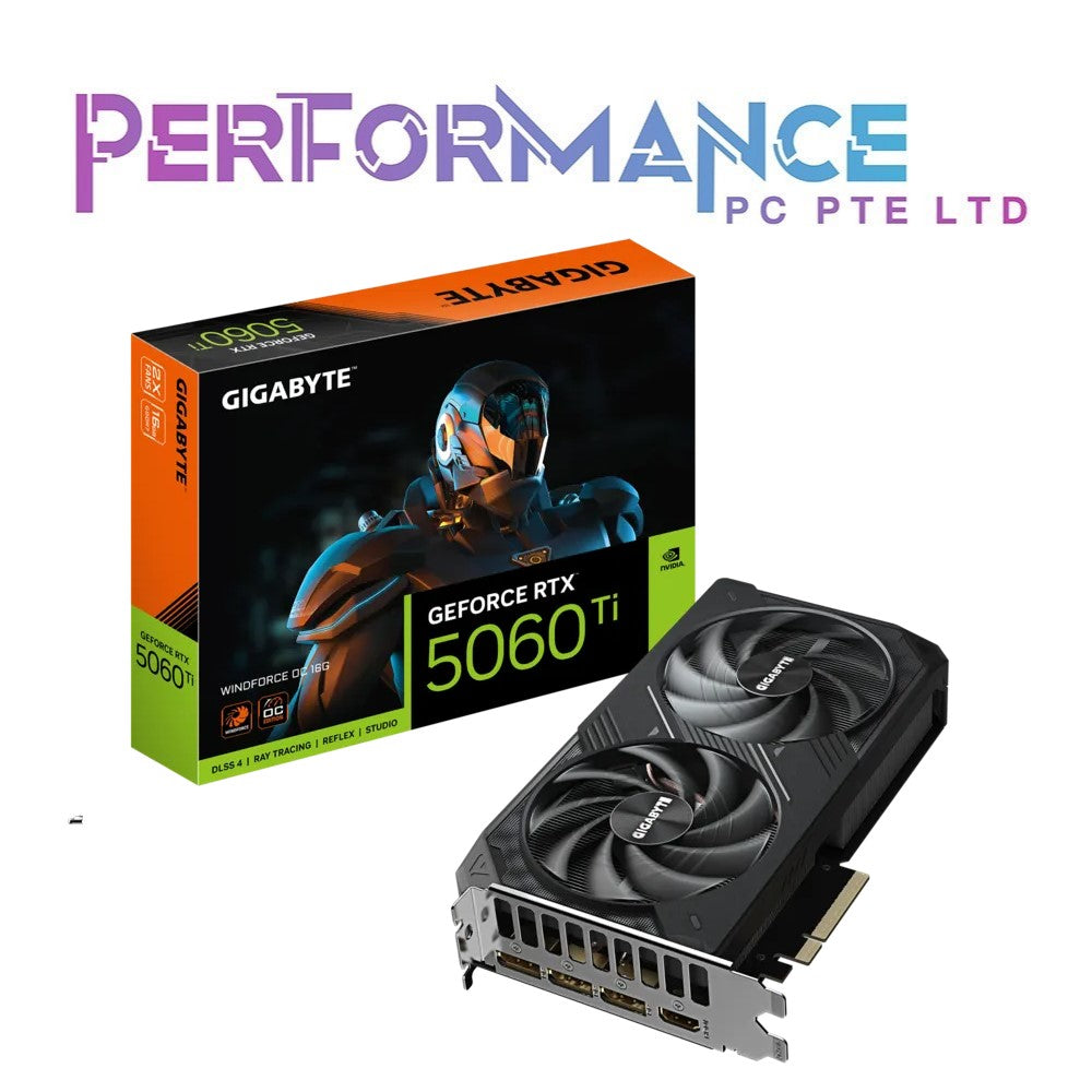 GIGABYTE RTX 5060 Ti RTX5060TI RTX 5060TI WINDFORCE OC 8GB/16GB GDDR7 GRAPHICS CARD (3 YEARS WARRANTY BY CDL TRADING)
