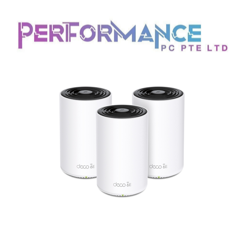 TP Link Deco XE75 AXE5400 2 / 3 Piece Pack  Tri-Band Mesh Wi-Fi 6E System (3 YEARS WARRANTY BY BAN LEONG TECHNOLOGY PTE LTD)
