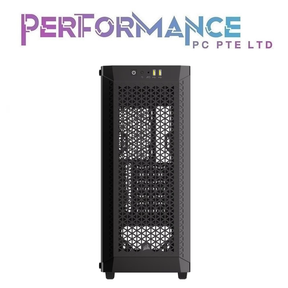 CORSAIR 480T Airflow Tempered Glass Mid-Tower Case, Black (2 YEARS WARRANTY BY CONVERGENT SYSTEMS PTE LTD)