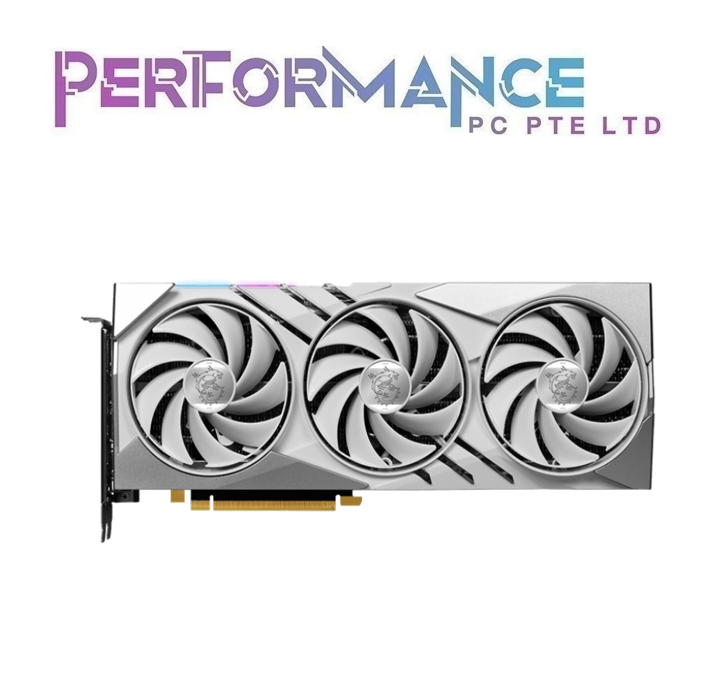 MSI GeForce RTX 4070 RTX4070 SUPER 12G GAMING X SLIM - BLACK/WHITE (3 YEARS WARRANTY BY CORBELL TECHNOLOGY PTE LTD)