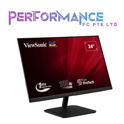 ViewSonic VA2432-MHD 24” IPS Monitor Featuring Display Port, HDMI and Speakers (3 YEARS WARRANTY BY KAIRA TECHNOLOGY PTE LTD)