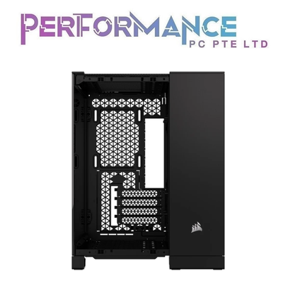 CORSAIR 2500X Mid-Tower Dual Chamber PC Case - Black/White (2 YEARS WARRANTY BY CONVERGENT SYSTEM PTE LTD)