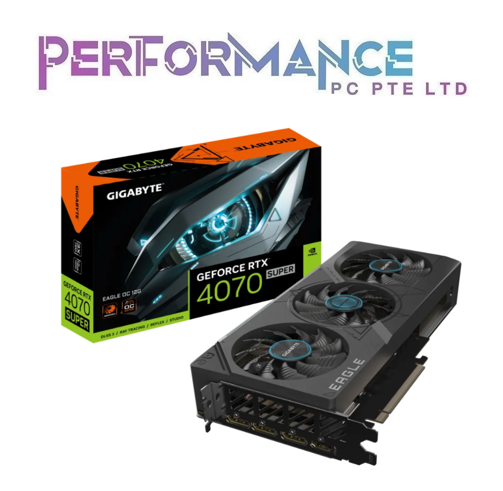 GIGABYTE GeForce RTX 4070 RTX4070 SUPER EAGLE OC 12GB (3 YEARS WARRANTY BY CDL TRADING PTE LTD)