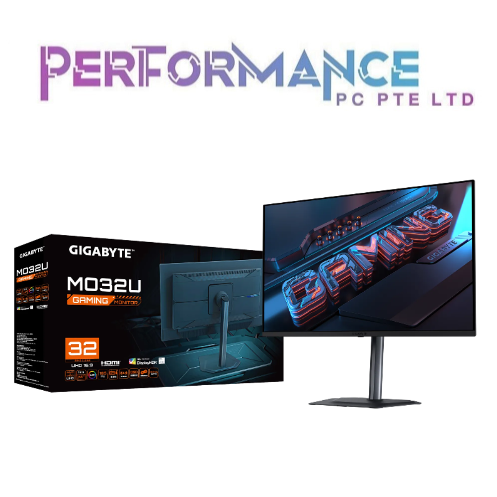 GIGABYTE MO32U 32 INCH GAMING MONITOR 4K UHD 165Hz 0.03 GTG (3 YEARS W ...