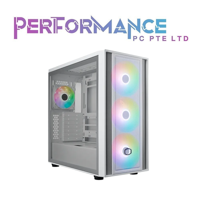 MASTERBOX 600 ARGB ATX CASE WITH T.G BLACK/WHITE (2 YEARS WARRANTY BY BAN LEONG TECHNOLOGIES PTE LTD)