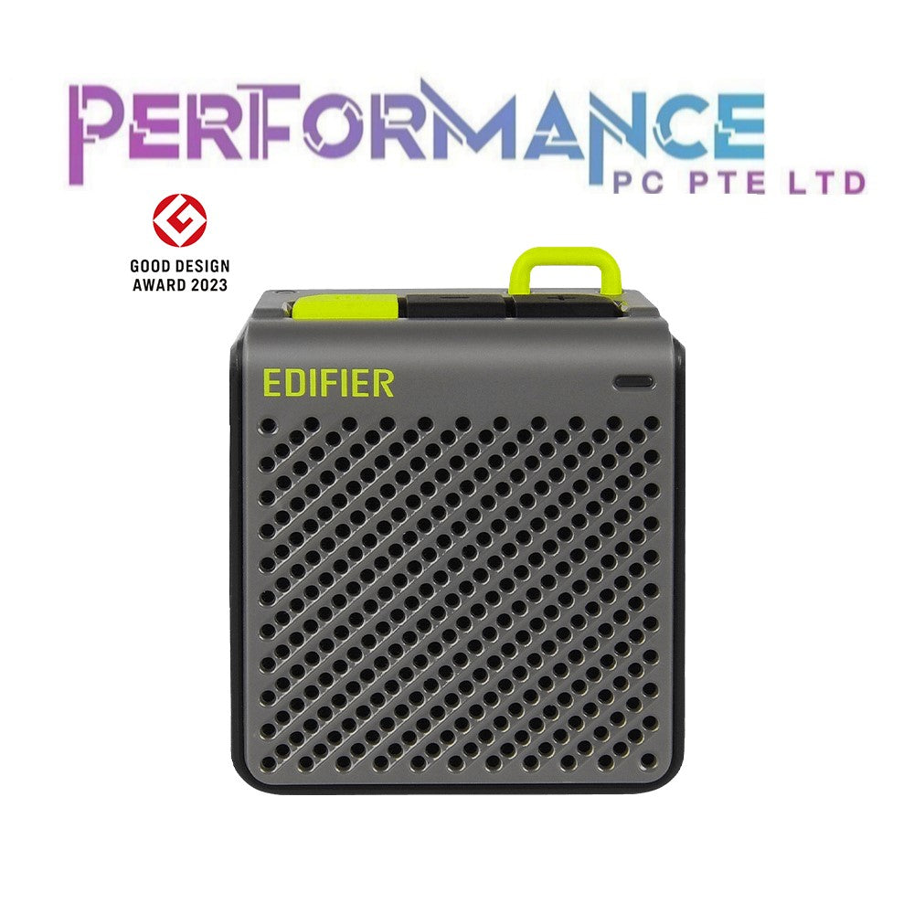 EDIFIER MP85 PORTABLE MINI BLUETOOTH SPEAKER - GREY (1 YEAR WARRANTY BY BAN LEONG TECHNOLOGIES PTE LTD)