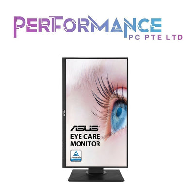 ASUS VA24DQLB Eye Care Monitor 23.8 inch Full HD IPS Frameless 75Hz Adaptive-Sync Low Blue Light Flicker Free Ergonomic Desig Wall Mountable (3 YEARS WARRANTY BY CDL TRADING PTE LTD)