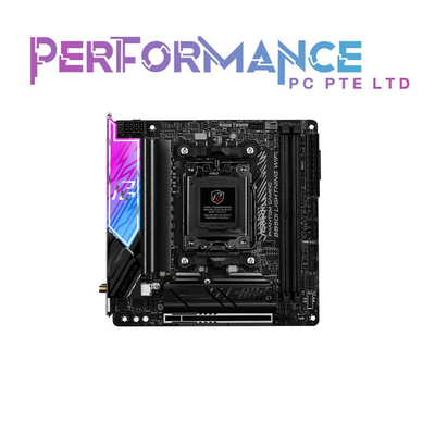 ASROCK B850I LIGHTNING WIFI AMD B850 DDR5 MOTHERBOARD (3 YEARS WARRANTY BY TECH DYNAMIC PTE LTD)
