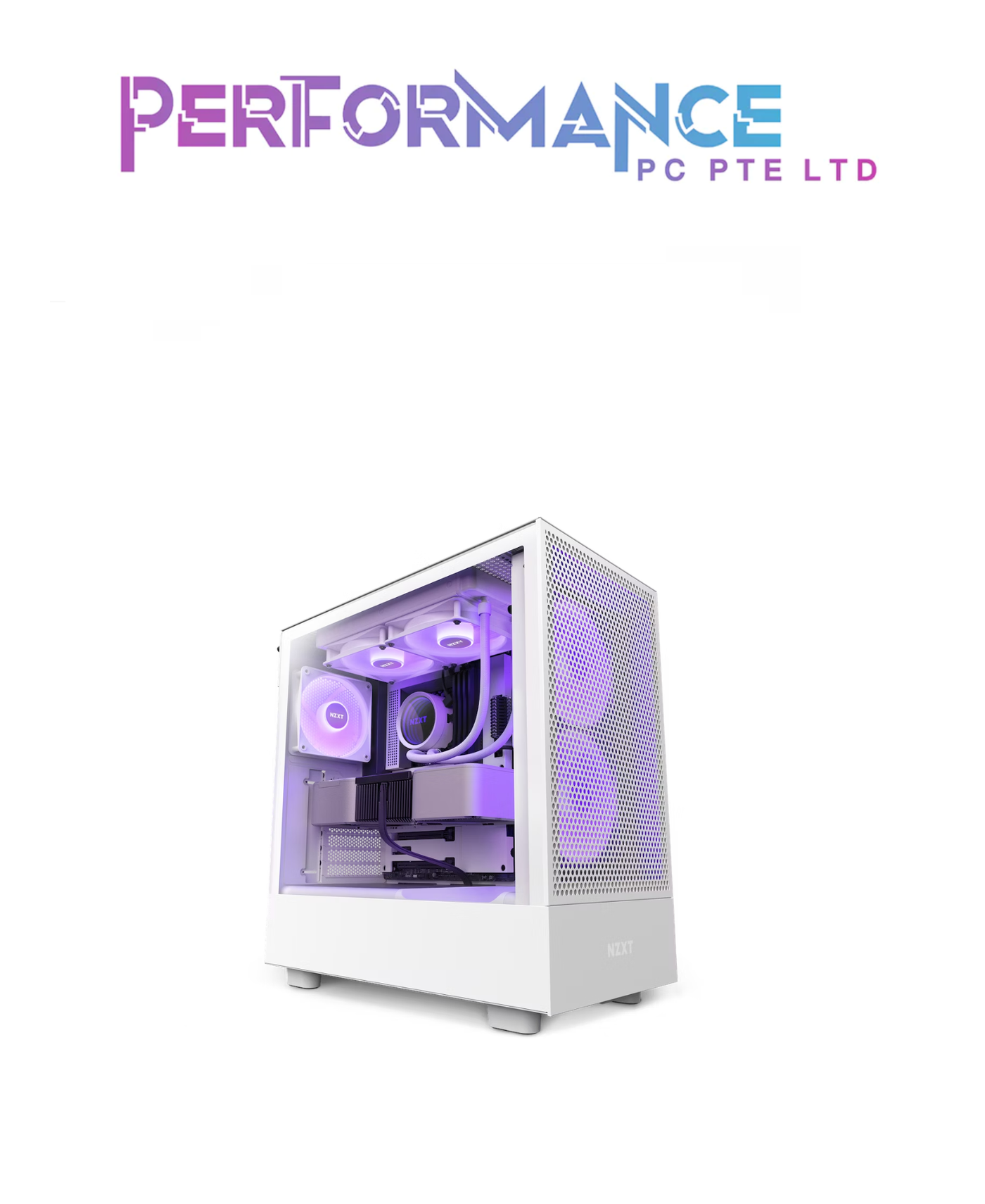 NZXT H5 Flow RGB - White/Black (2 YEARS WARRANTY APPLIED)