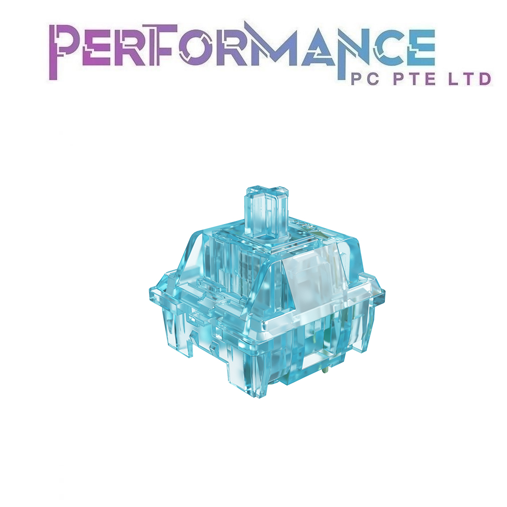 AKKO Switch - Crystal Blue (45pcs) (1 YEARS WARRANTY BY TECH DYNAMIC PTE LTD)