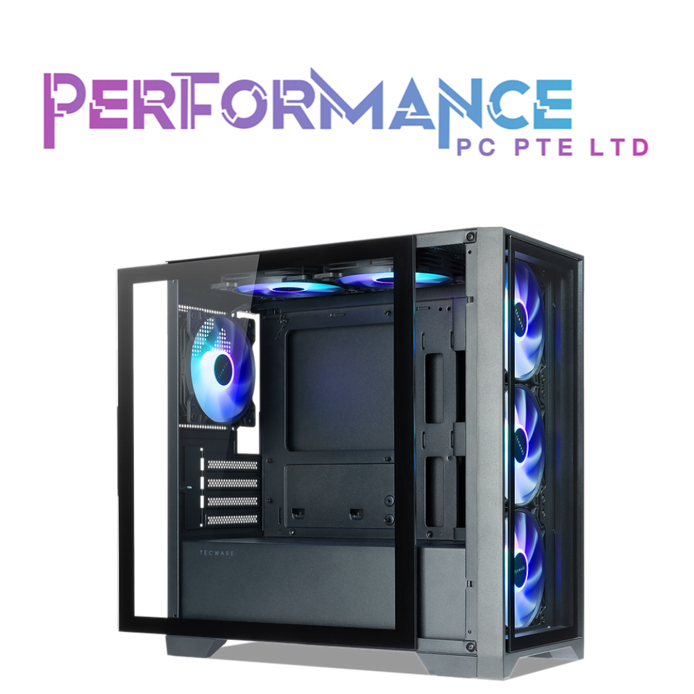 Tecware Nexus Air T3 matx Case, w/ 6 x ARGB Fans (1 YEAR WARRANTY BY TECH DYNAMIC PTE LTD)