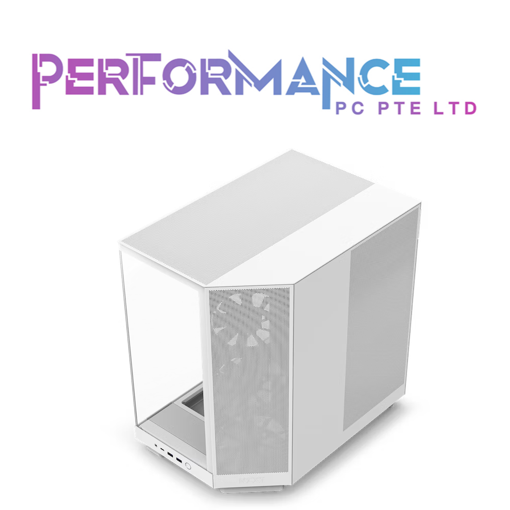 NZXT H6 Flow Compact Dual-Chamber Mid-Tower Airflow Case RGB/NON RGB - BLACK/WHITE (2 YEARS WARRANTY BY TECH DYNAMIC PTE LTD)