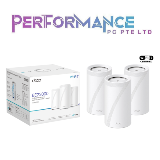 TP-Link Deco BE85 BE22000 3 / 2 / 1 Piece Pack Tri-Band Whole Home