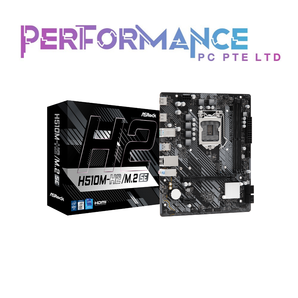 ASROCK H510M-H2/M.2 SE (SUPPORT 10TH/11TH GEN CPU) DDR4 MOTHERBOARD (3 YEARS WARRANTY BY TECH DYNAMIC PTE LTD)