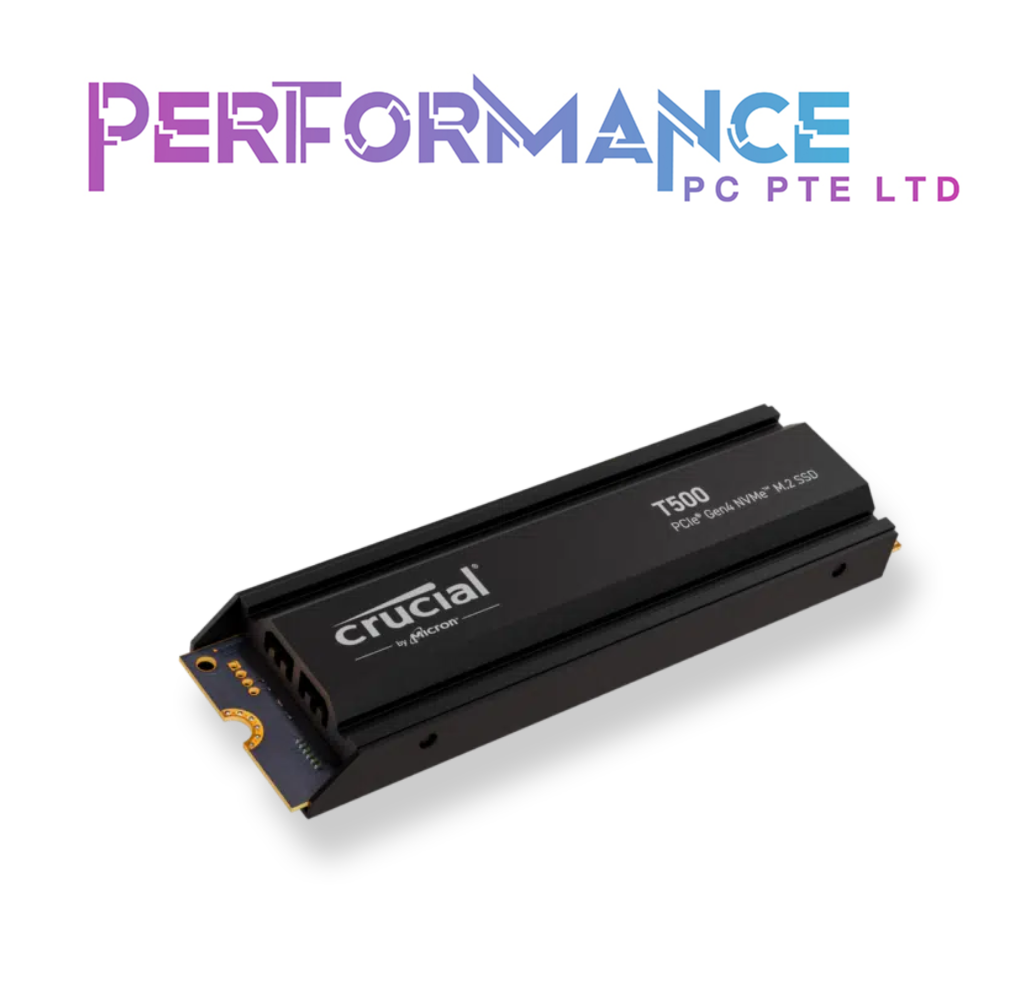 Crucial T500 500GB/1TB/2TB PCIe Gen4 NVMe M.2 SSD with/without