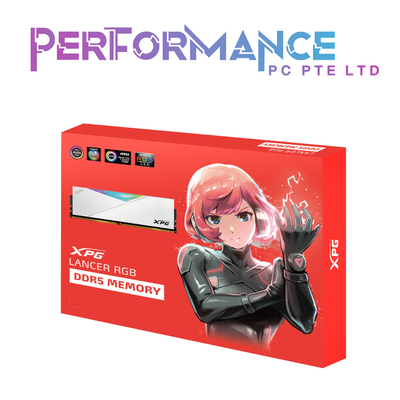 ADATA XPG Lancer RGB DDR5 6000 CL30 2x16GB / 6400 CL32 2x32GB XMP/EXPO - Black/White (LIMITED LIFETIME WARRANTY BY TECH DYNAMIC PTE LTD)