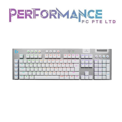LOGITECH G915 X LIGHTSPEED BLACK/White KB GL-TACTILE/GL-LINEAR (2 YEARS WARRANTY BY BAN LEONG TECHNOLOGIES PTE LTD)